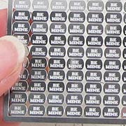 Shaker Card Metal Confetti - Be Mine