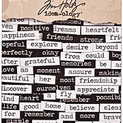 Tim Holtz Big Chat Sticker Book