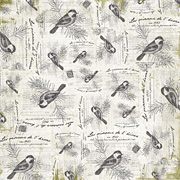 Nostalgic Birds Scrapbook Paper