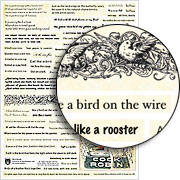 Bird Words Collage Sheet