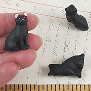 Ceramic Black Cat Bead*