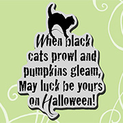 When Black Cats Prowl Cling Stamp