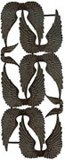 Sheet of Black Dresden Wings