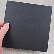 6x6 Black Chipboard