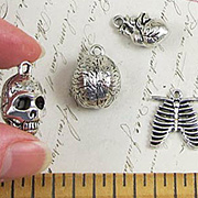 Antique Silver Body Parts Charms