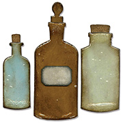 Tim Holtz Apothecary Bottles Die Set