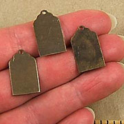 Brass Mini Luggage Tags