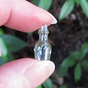 Glass Bulb Shaped Bottle