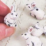 Ceramic Rabbit Bead