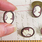 Victorian Cameo Buttons