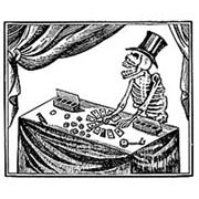Skeleton at Card Table
