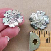 Carved Shell Flowers