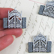 Cemetery Gate Buttons