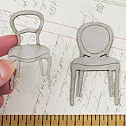 Die-Cut Chipboard Chairs Set