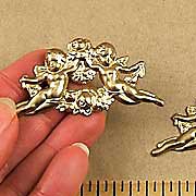 Brass Cherub Banner