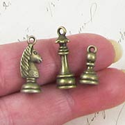 Chess Set - Bronze Charms