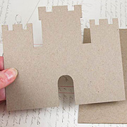 Die-Cut Chipboard Sand Castle*