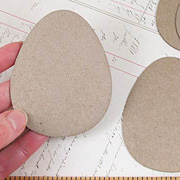 Chipboard Egg Die-Cuts