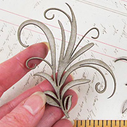 Chipboard Leaf Flourishes*