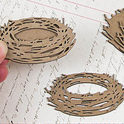 Layered Chipboard Nest Cut-Outs*