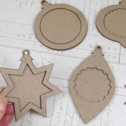 Layered Chipboard Ornaments