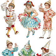 Circus Dancers Stickers