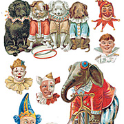 Circus Elephants Stickers