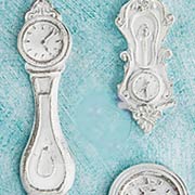 Shabby Chic Resin Clocks