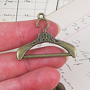 Bronze Clothes Hanger Charms