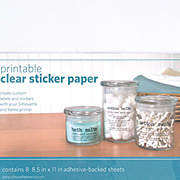 Inkjet Printable Clear Stickers
