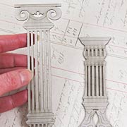 Die-Cut Chipboard Columns Set