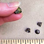 Cone Bead Caps - Antiqued