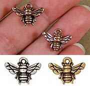 3D Bee Charms