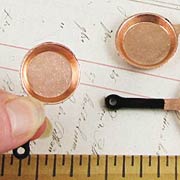 Miniature Copper Frying Pans