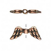Copper Wing Beads