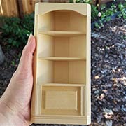 Corner Bookcase with 3 Shelves