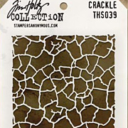 Tim Holtz Stencil - Crackle