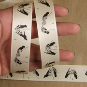 1 Inch Cream Knitting Ribbon