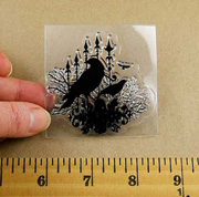 Crow Gate Clear Stamp