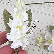 White Curly Petal Paper Flower Sprays*