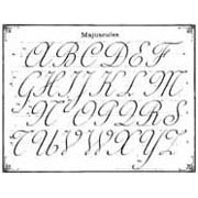 Cursive Writing Rubber Stamp