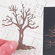 Die-Cut Textured Dead Trees