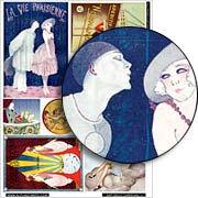 Art Deco Carnival #1 Collage Sheet