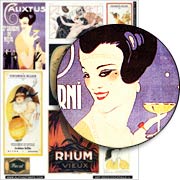 Art Deco Cocktails #1 Collage Sheet