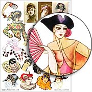 Deco Doll Clothes Collage Sheet