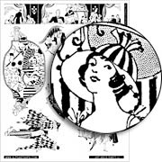 Art Deco Party #1 Collage Sheet
