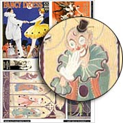 Art Deco Pierrot #1 Collage Sheet