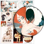 Art Deco Valentine Collage Sheet