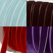 3/8 Inch Velvet Ribbons