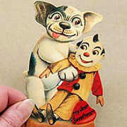 Dog/Clown Mechanical Card